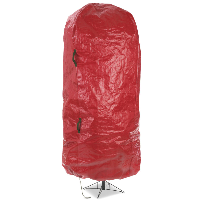 Large Red Polypropylene Standing Christmas Tree Storage Bag