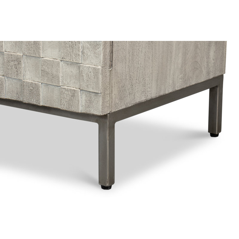 Cubist 79'' W Solid Wood Sideboard
