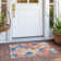 Machine Washable Indoor/Outdoor Claudian ACN1544 Peach Rug