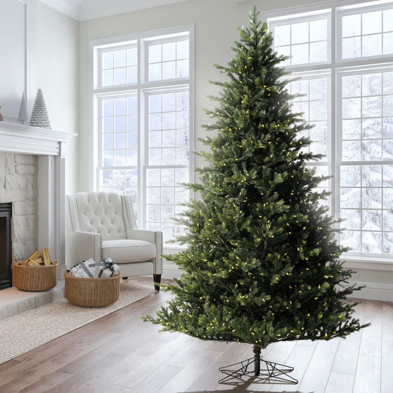 Welch Fraser Fir Artificial Christmas Tree with LED Lights, 7.5' H