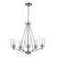 Lustre 5 lumières à abat-jour Venicia-232361869