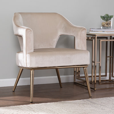 Eldermain Velvet Armchair