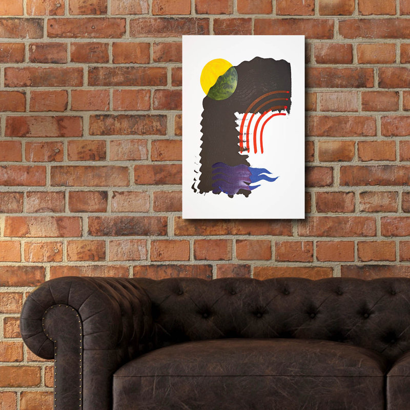 «Shifting 4» par Katie Gianni, art mural en verre acrylique, 16 po x 24 po, H 24 po x l 16 po
