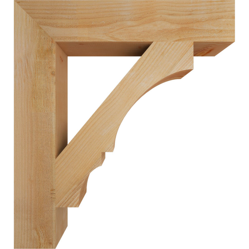 Support de bloc Balboa, L 6 po x P 32 po x H 36 po, Sapin Douglas scié brut
