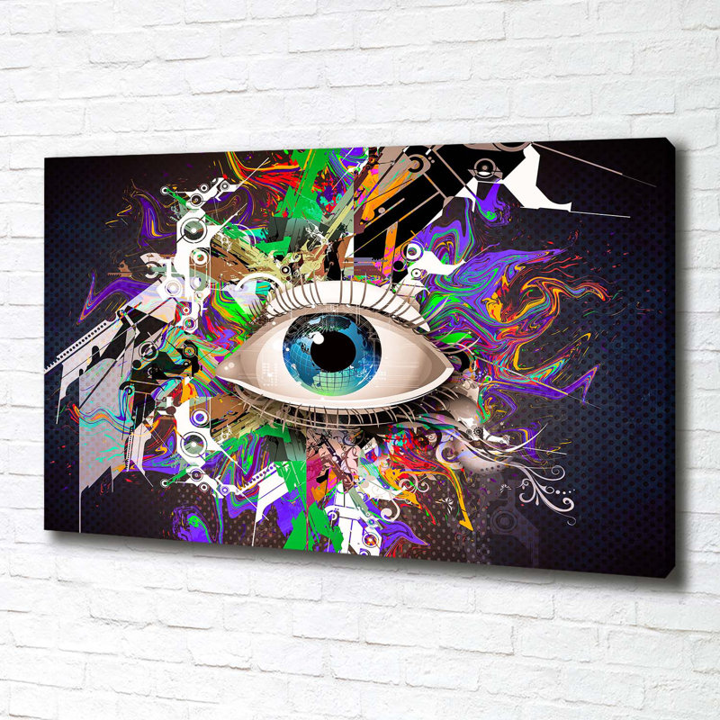 Abstract Eye - No Frame Print on Canvas