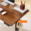 Bureau électrique debout à hauteur réglable avec bureau spacieux de 24 po x 48 po pour le bureau à domicile et une productivité accrue-129950591-129950588