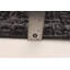Tapis noir en laine noué à la main de conception unique 2000S 6 pi 11 po x 9 pi 9 po Odes