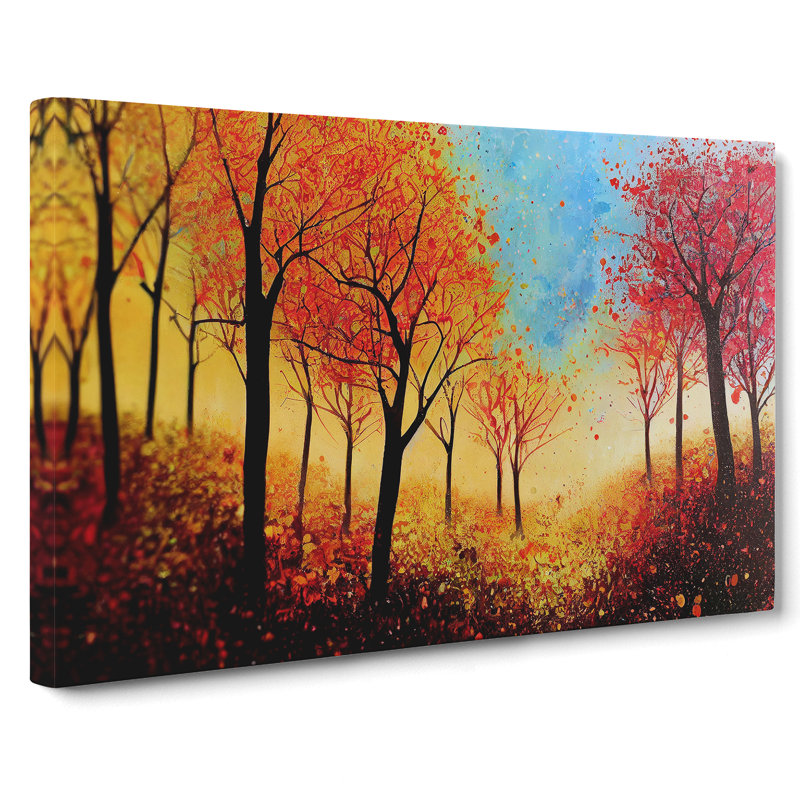 Animated Autumn Forest - Wrapped Canvas
