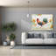 «Seasonal Rooster 8» par Jean Plout, art mural sur toile-1072238763