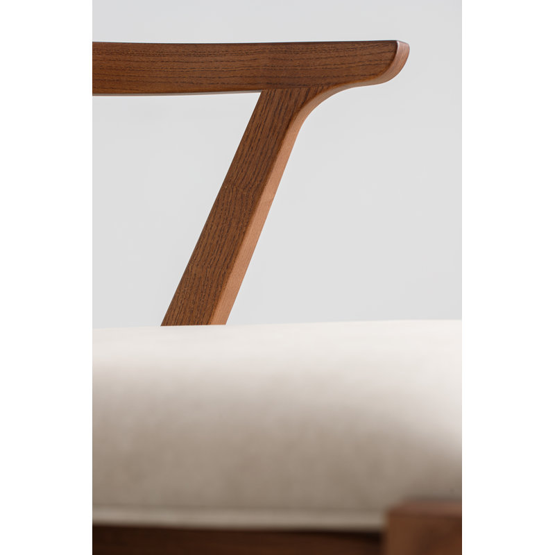 Ellis Dining Chair, Matte Ash, Beige