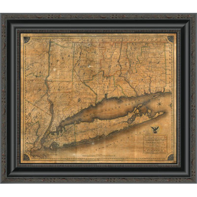 " Map Of The Southern Part Of The State Of New York; 1815 "