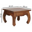 Lowall Solid Wood Four Leg Coffee Table