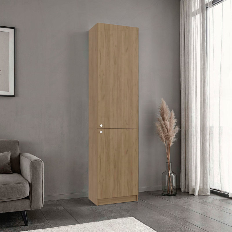 Armoire de rangement bibliothèque à double porte