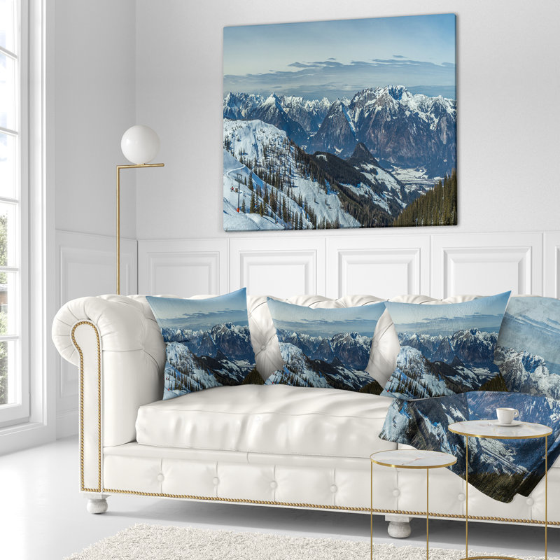 Coussin de paysage, 16 po x 1 po, Coussin décoratif