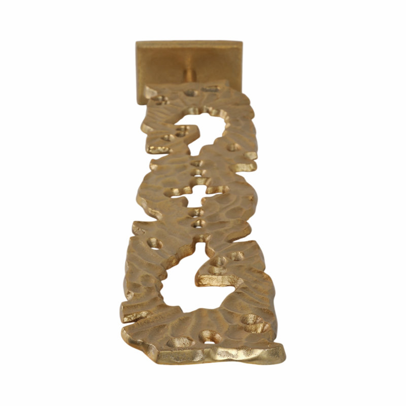 Sagebrook Home 28" Hobart Small Gold Statuary, 28" H x 6" W x 3" D, Gold