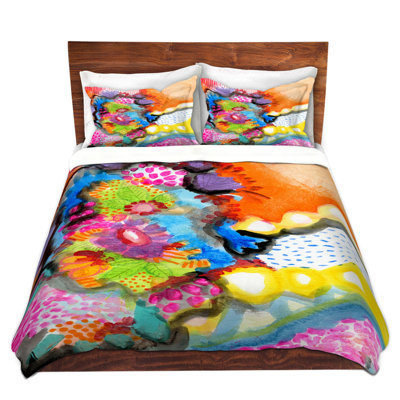 Ensemble de housse de couette simple DiaNoche en microfibre par Robin Mead - Jest