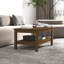 Kanthiah Solid Wood Four Leg Coffee Table with Storage-225825198-225825195