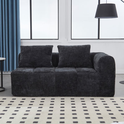 UNITED WE WIN Chenille Loveseat Sofa