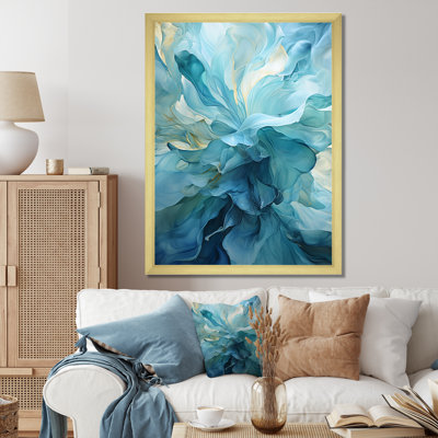 Chesica - Abstract Spirals Framed Canvas Print