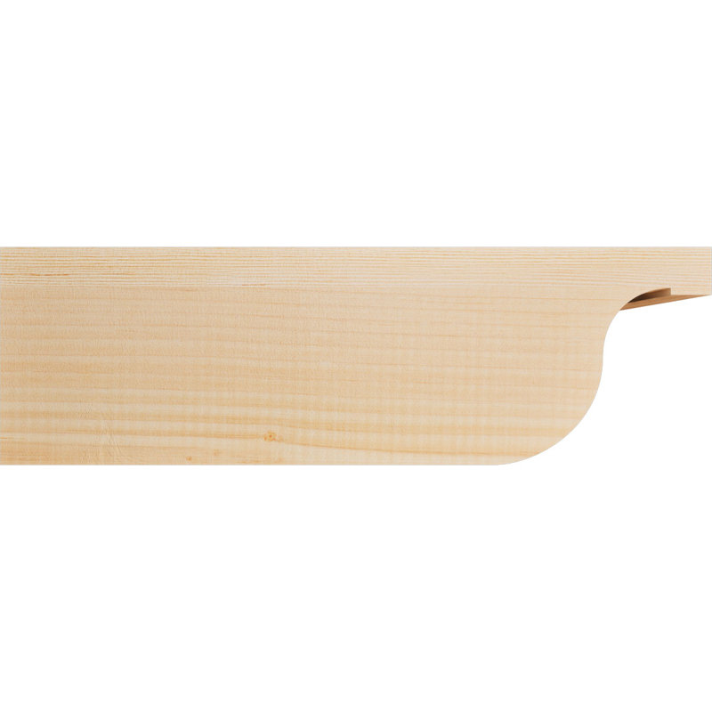 Queue de chevron lisse Del Monte, Sapin de Douglas, H 6 po x l 5 1/2 po x L 18 po