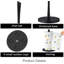 Porte-essuie-tout autoportant en acier inoxydable-261239364