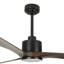 Grand ventilateur de plafond à intensité variable de 60 po avec lumière DEL et télécommande Karlena (ensemble de 2)