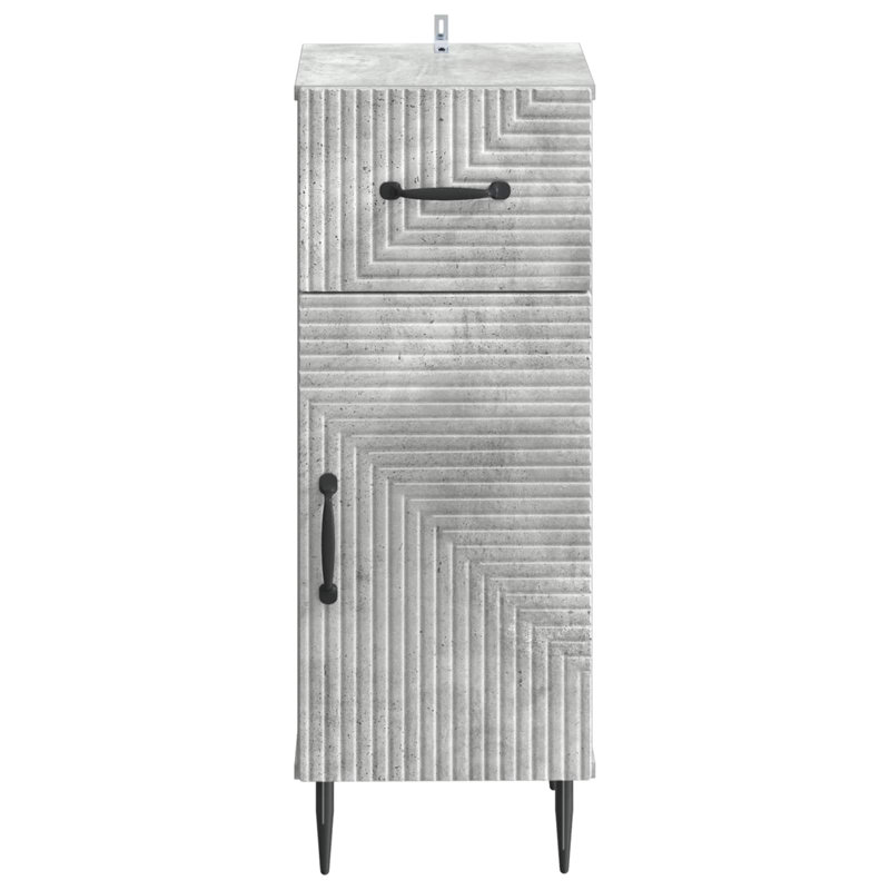 Bathroom Cabinet, Concrete Grey