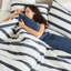 3 - Piece Comforter For King/ King, Dyed Design, Modern Minimalist Decor, Softly Textured Finish, All Season Comfort, Microfiber Backing, Machine Washable King , Featuring Horizontal Stripes,