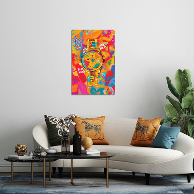 Rolex Friday  Hustle Hard Tall Print On Acrylic Glass