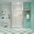 28-32" W X 72" H Piovt Swing Glass Shower Door,Pivot Frame Sliding Shower Door With 1/4"(6Mm) Clear SGCC Tempered Glass,Chrome Finish Shower Doors,Reversible Installation-121720227