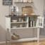 Buffet de 39,4 po de largeur avec porte vitrée et tablette réglable-615839129