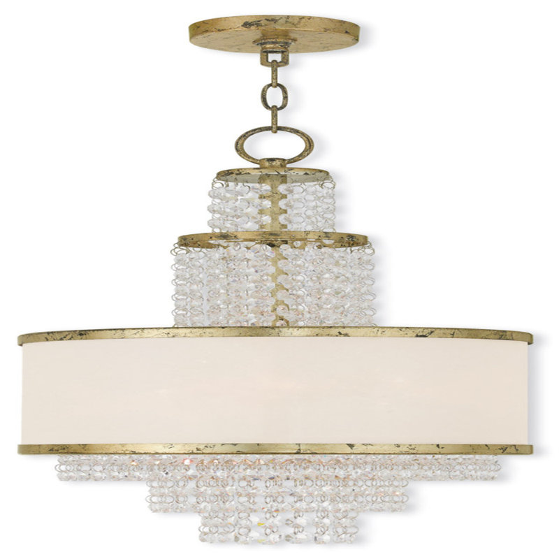 Lustre classique à 3 lumières DEL unique, L 12 po x H 17 po