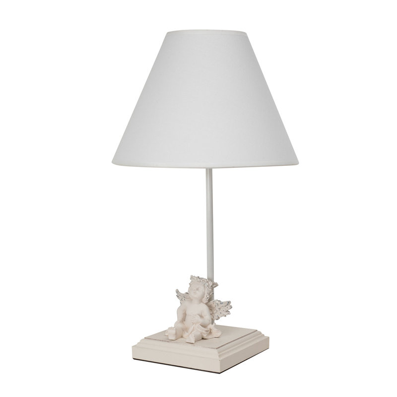 Lampe de table blanche 16,5 po