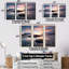 Lever de soleil sur la plage rocheuse I - art mural plage-2048603070-2048603071