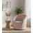 Alessio Velvet Upholstered Swivel Barrel Chair-817583557