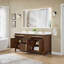 Elan TK 66" Freestanding Double Bathroom Vanity with Cultured Marble Top-1599979888-1599979889-1599979894