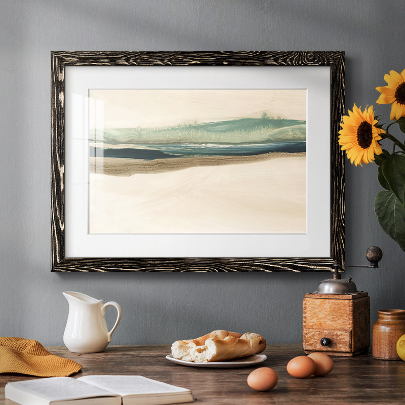 Horizon en couches II, Noir, H 22 po x l 32 po x P 1,5 po