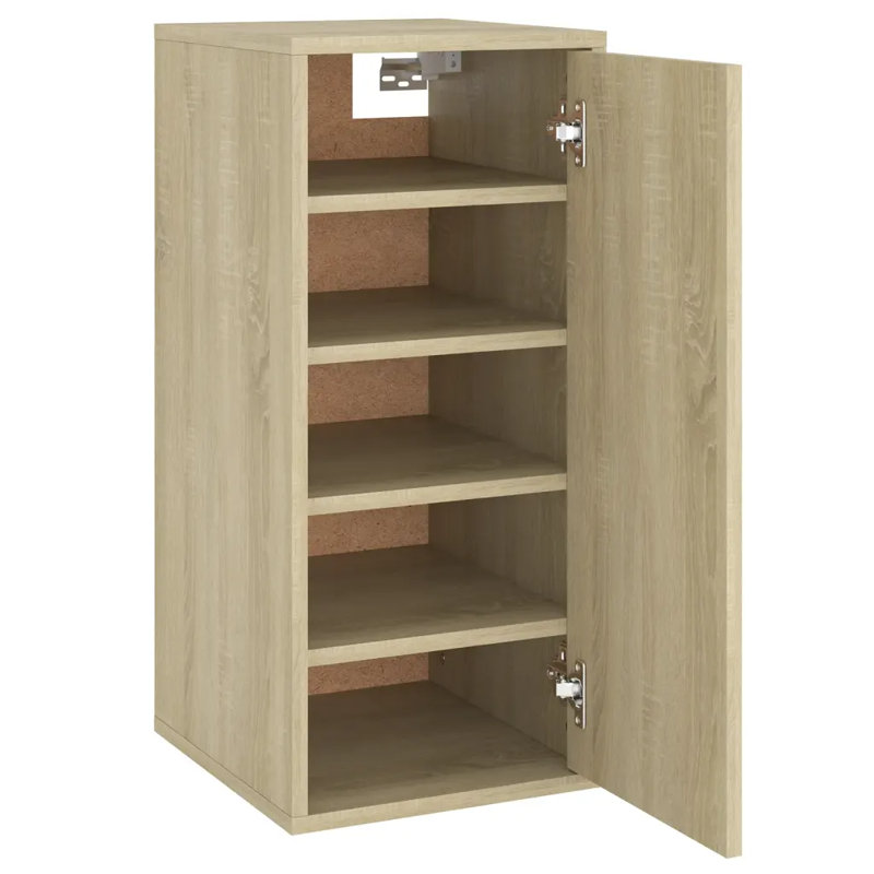 Shoe Cabinet 32x35x70 cm Engineered Wood, Sonoma Oak