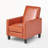 Fauteuil inclinable manuel en similicuir de 27 po de largeur Licause-15807864
