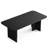 Modern Black Computer Desk, 63 x 31.5 inch Large Minimalist Executive Office Desk Study Table Writing Desk Workstation with Arch Design Legs
