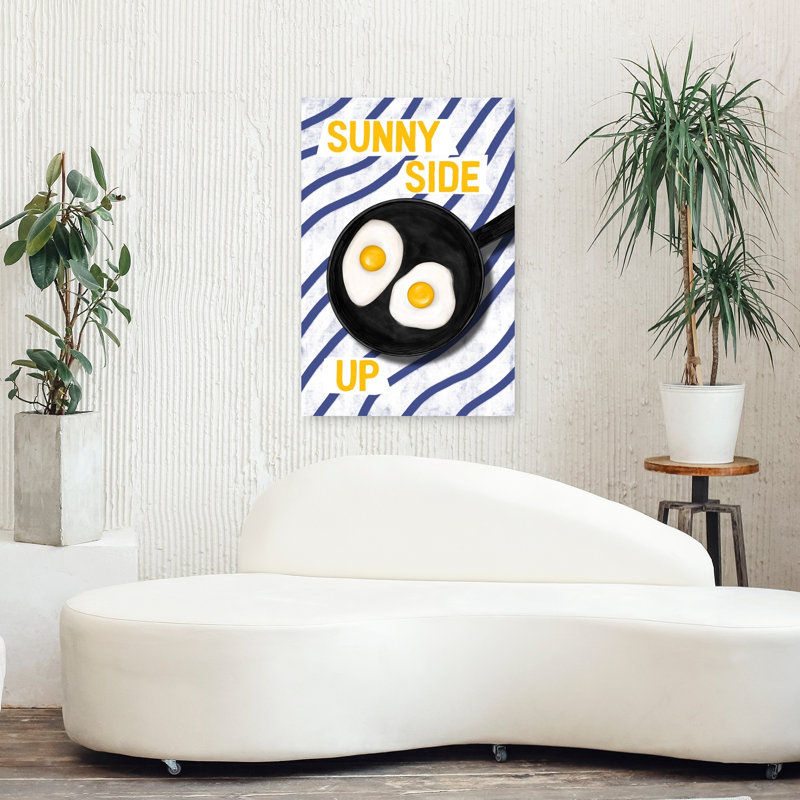 «Sunny Side Up Eggs», art mural classique, H 36 po x l 24 po