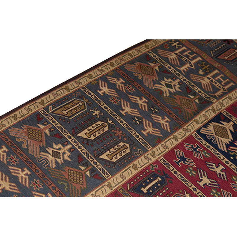 Tapis brun de haute qualité noué à la main