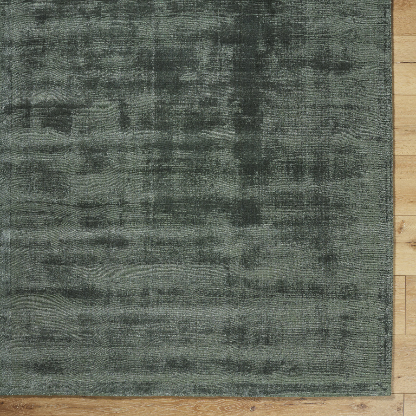 Fennel Hand Loomed Viscose Rug, Rectangle 2' x 3'