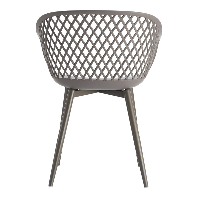Piazza Patio Dining Chair, Gray
