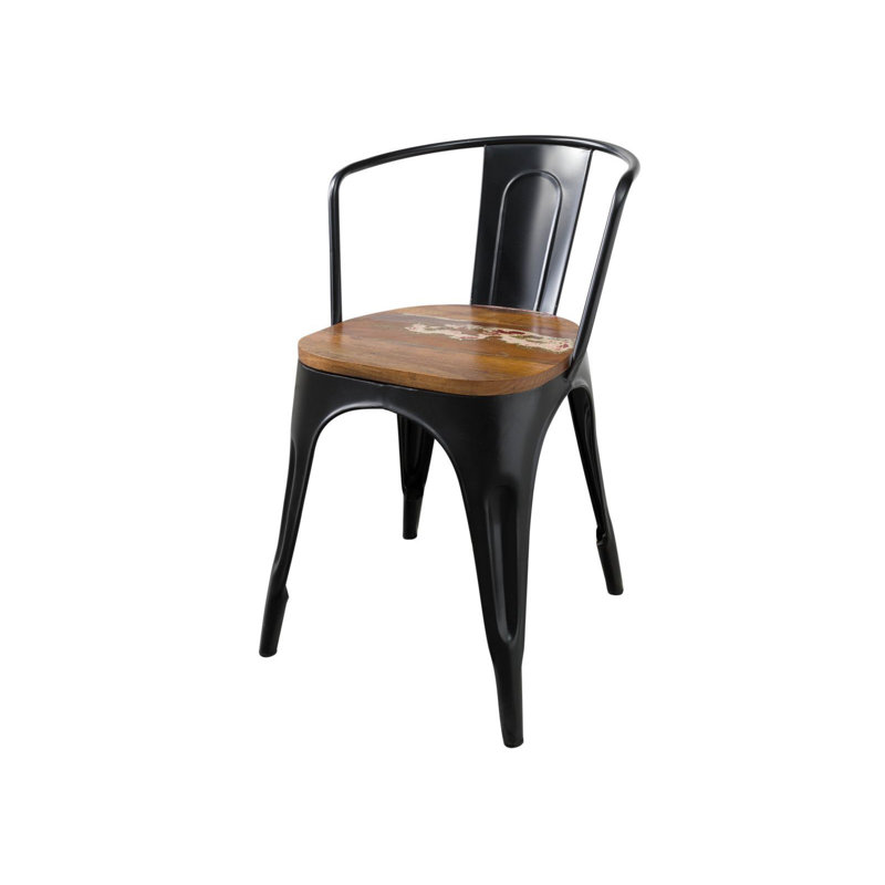 45cm H Slat Back Side Chair
