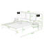 Structure de grand lit Bivona avec tables de chevet, lampes et tiroirs-1703743678