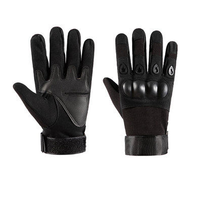 Workout Full Finger Gloves L Black