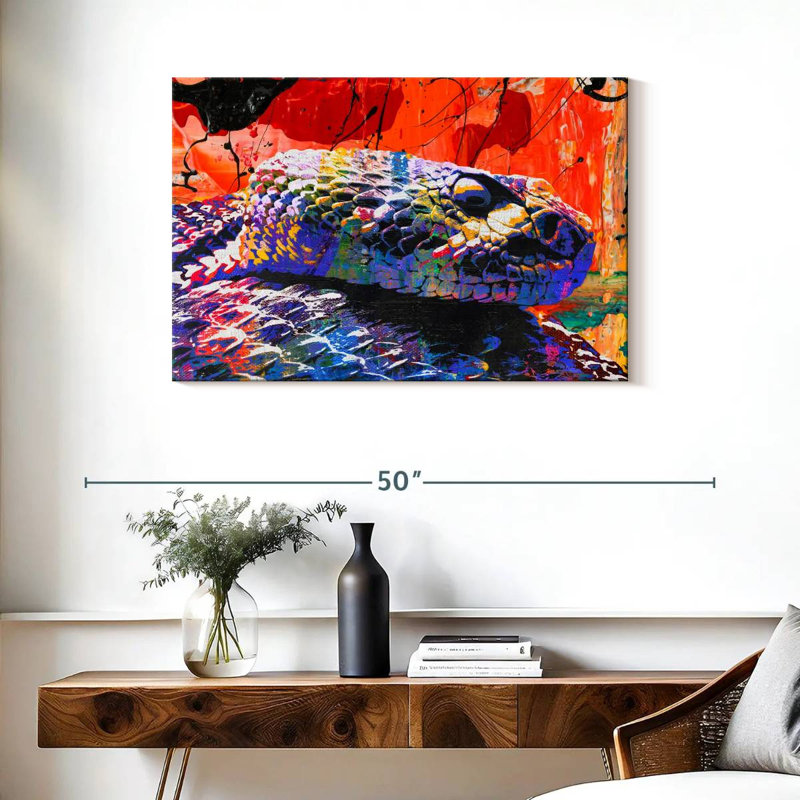 Brampt Western Diamondback, 24" H x 36" W