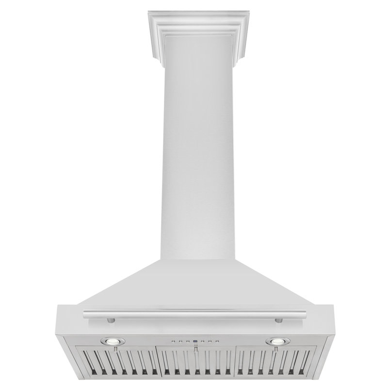 30" Stainless Steel Convertible Wall Mounted Range Hood