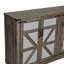 Buffet Aurelijus avec 4 portes de grange et tablettes réglables-1650036745